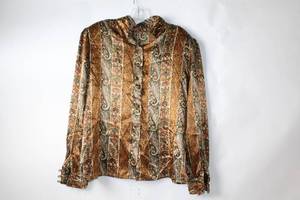 lot 75 image: Nicola Womens Paisley Blouse Made in Korea, Size 12
