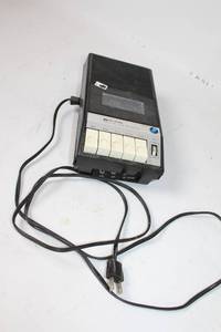 lot 76 image: Vintage Midland Cassette Tape Recorder with Power Cord