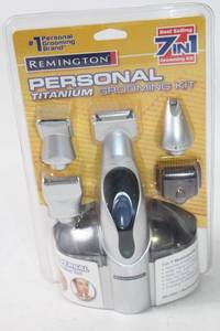 lot 134 image: Unopened Remington 7-in-1 Personal Titanium Grooming Kit