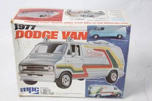 lot 213 image: 1977 Dodge Van MPC Model Kit with Custom Decals