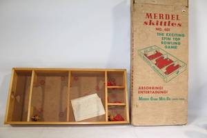 lot 234 image: Vintage Merdel Skittles No. 401 Bowling Game