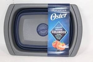 lot 264 image: Oster Collapsible Over-the-Sink Colander with Extendable Handles