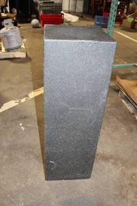 lot 288 image: Large Black Granite Pedestal Display Stand