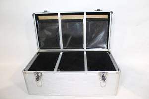 lot 298 image: Aluminum Storage Case with Dividers