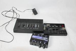 lot 320 image: Vintage Optex OSM-1 Video Sound Mixer and ARTcessories MyMonitor Audio Mixer Set