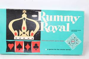 lot 342 image: Rummy Royal Card Game Set with Playing Mat and Chips