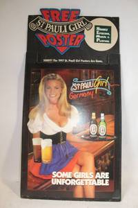 lot 357 image: Vintage St. Pauli Girl Beer Advertising Display