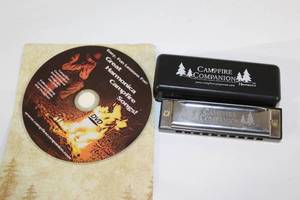 lot 370 image: Campfire Companion Harmonica with Instructional DVD Set