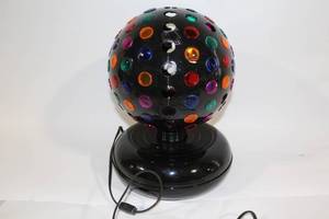 lot 371 image: Colorful Rotating Disco Light Ball with Power Cord