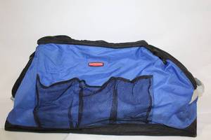 lot 373 image: Blue Duffel Bag with Multiple Compartments
