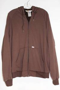 lot 398 image: Carhartt XL Tall Brown Full-Zip Hoodie