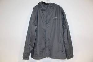 lot 401 image: Columbia Mens XXL Grey Omni-Tech Rain Jacket
