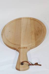 lot 418 image: Boska European Beech Wood Cheese Board with Handle