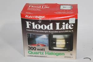 lot 424 image: Electripak Flood Lite 300 Watt Quartz Halogen Light