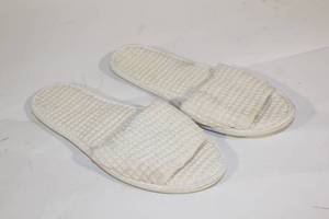 lot 438 image: Pair of Boca Terry Large Size Open-Toe Slippers