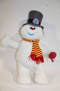 lot 441 image: Frosty the Snowman Plush Toy with Scarf and Hat