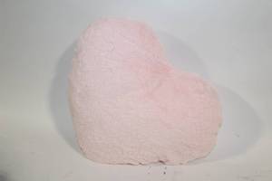 lot 446 image: Heart-Shaped Plush Pillow with Hidden Zipper Pocket