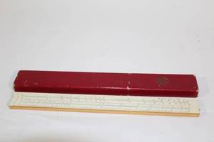 lot A-454 image: Vintage Frederick Post Co. No. 1447 Slide Rule with Case