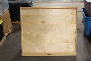 lot 465 image: Lakeshore Wooden Display Shelf with Multiple Tiers