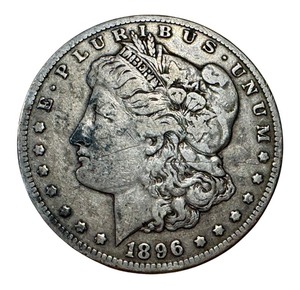 lot 15 image: 1896-S Morgan Silver Dollar