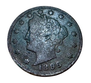 lot 41 image: 1896 Liberty Head V Nickel