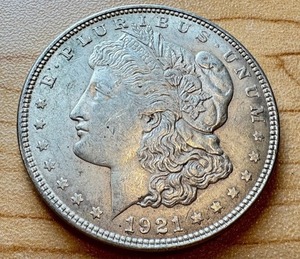 lot 5J image: 1921 Morgan Silver Dollar Coin