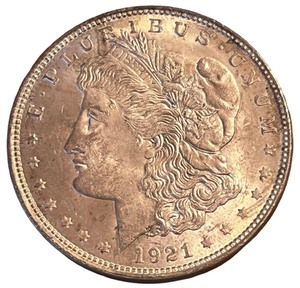 1921 Morgan Silver Dollar Coin