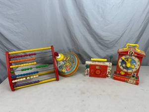 lot 26 image: Vintage Fisher Price, Playskool and Disney Toys