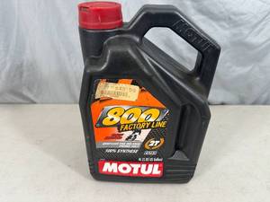 lot 41 image: New Gallon of Motul 2T Synthetic 800 Off Road Oil