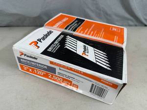 lot 52 image: New Case of 30 Paslode 3 inch Framing Nails