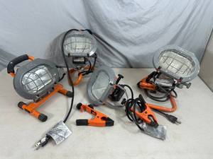 lot 55 image: Assorted Halogen Work Lights