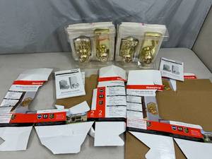 lot 59 image: 2 Unused Honeywell Keypad Door Lock Sets