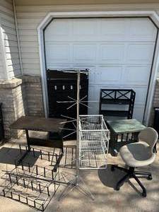 lot 81 image: Take What You Want Furniture, Retail Racks, Etc