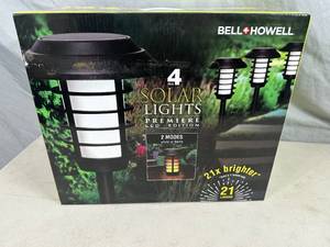 lot 86 image: New Set of 4 Solar Landscaping Lights