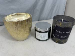 lot 112 image: 3 New Designer Candles