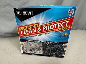 lot 128 image: New Clean and Protect Cleaning Kit for Outdoor Patio Furniture and Garage Doors