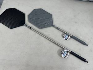 lot 158 image: 2 New Oversized Telescoping Flyswatters