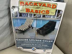lot 163 image: New Chaise Lounge Patio Furniture Cover