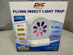 lot 166 image: New Rechargeable Flying Insect Light Trap