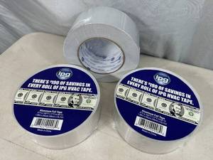 lot 201 image: 3 New Rolls of Foil HVAC Tape