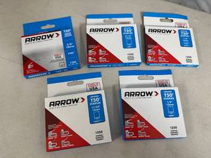 lot 266 image: 5 New Packs of T-50 Staples