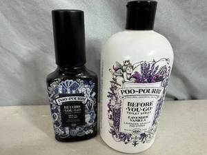 lot 268 image: Poo-Pourri Before you Go Toilet Spray with Large Refill