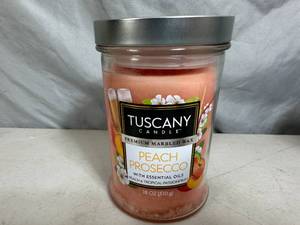 lot 271 image: New 18 oz Tuscany Premium Candle with Essential Oils
