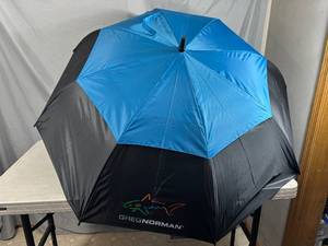 lot 288 image: New Greg Norman 60 inch Golf Umbrella