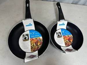lot 290 image: Two New Aluminum Frying Pans