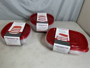 lot 318 image: 10 New Fridgemate Food Storage Containers
