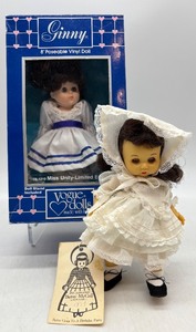 lot 83 image: Ginny 8-Inch Poseable Vinyl Doll and Betsy McCall 35th Anniversary Doll