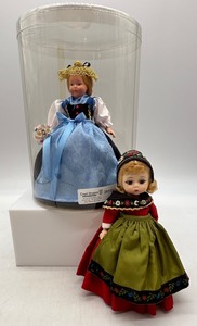 lot 90 image: Engel-Puppen and Madame Alexander Collectible Dolls Set