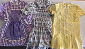 lot 247 image: Set of 3 Vintage Girls Dresses by Carol Evans and Growing Girl