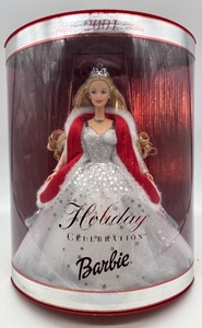 lot 107 image: 2001 Special Edition Holiday Celebration Barbie Doll NIB